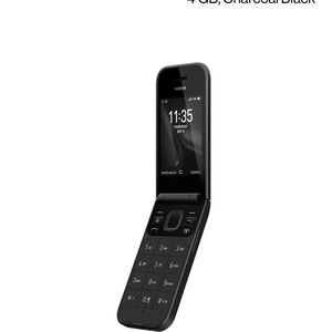Nokia 2720 4GB V FLIP for Verizon Network, 4GB Charcoal Black